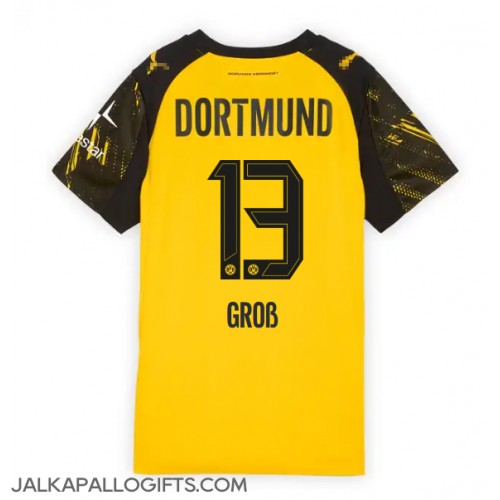 Borussia Dortmund Pascal Gross #13 Kotipaita Naiset 2025-26 Lyhythihainen